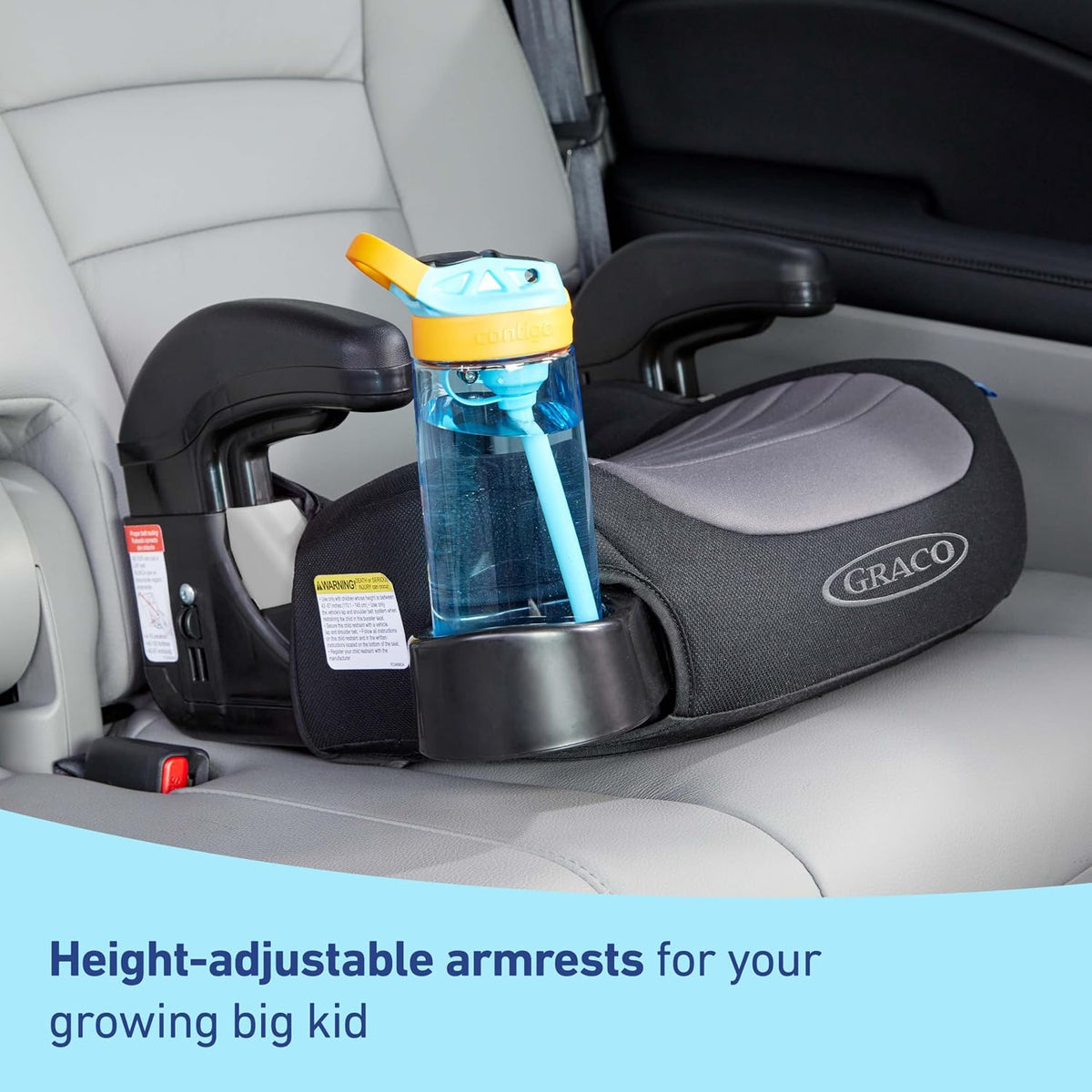 Graco TurboBooster 2.0 Backless Booster Car Seat, Denton - Jansha Store