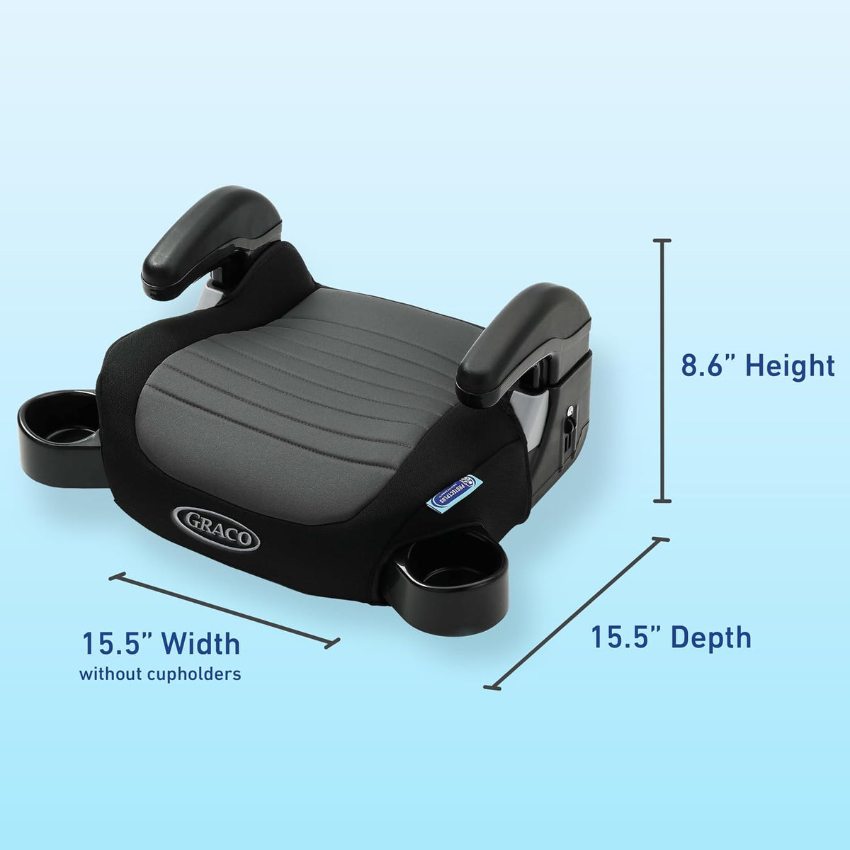 Graco TurboBooster 2.0 Backless Booster Car Seat, Denton - Jansha Store