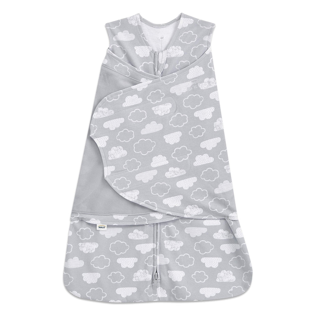 HALO SleepSack Swaddle | Cotton | 1.5 TOG | 6-12 lbs |Floral Stripe - Jansha Store