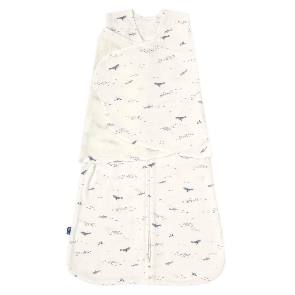 HALO SleepSack Swaddle | Cotton | 1.5 TOG | 6-12 lbs |Floral Stripe - Jansha Store