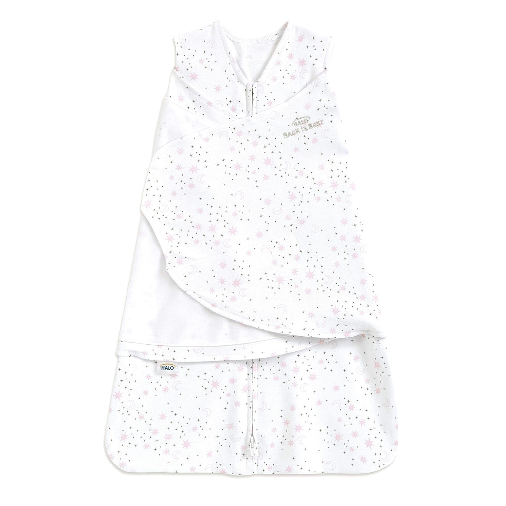 HALO SleepSack Swaddle | Cotton | 1.5 TOG | 6-12 lbs |Floral Stripe - Jansha Store