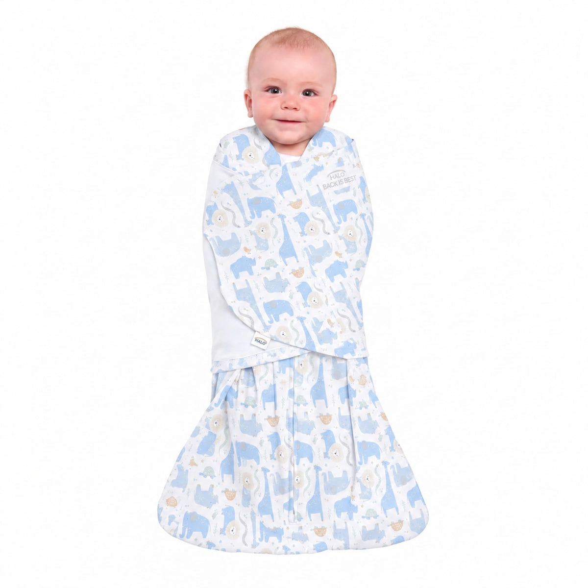 HALO SleepSack Swaddle | Cotton | 1.5 TOG | 6-12 lbs |Floral Stripe - Jansha Store