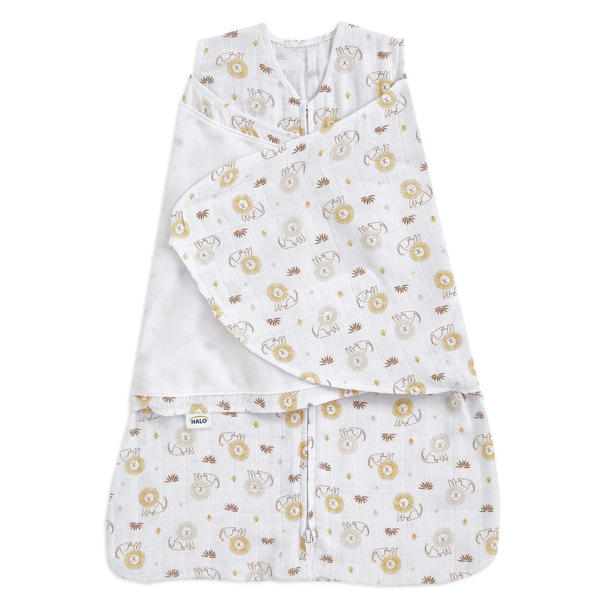HALO SleepSack Swaddle | Cotton | 1.5 TOG | 6-12 lbs |Floral Stripe - Jansha Store