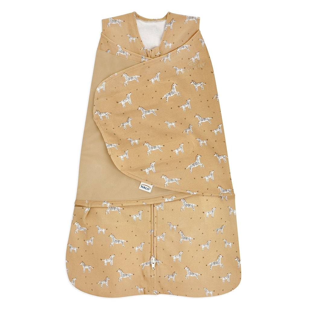 HALO SleepSack Swaddle | Cotton | 1.5 TOG | 6-12 lbs |Floral Stripe - Jansha Store