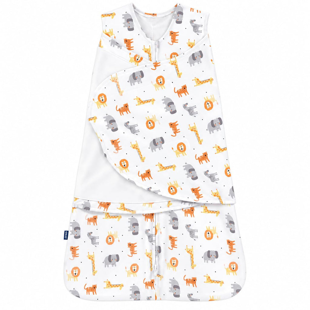 HALO SleepSack Swaddle | Cotton | 1.5 TOG | 6-12 lbs |Floral Stripe - Jansha Store