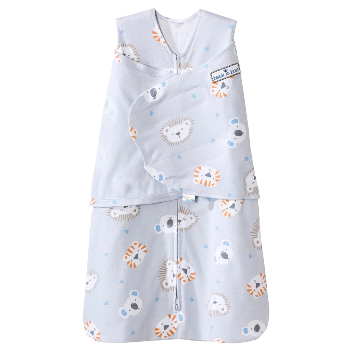 HALO SleepSack Swaddle | Cotton | 1.5 TOG | 6-12 lbs |Floral Stripe - Jansha Store