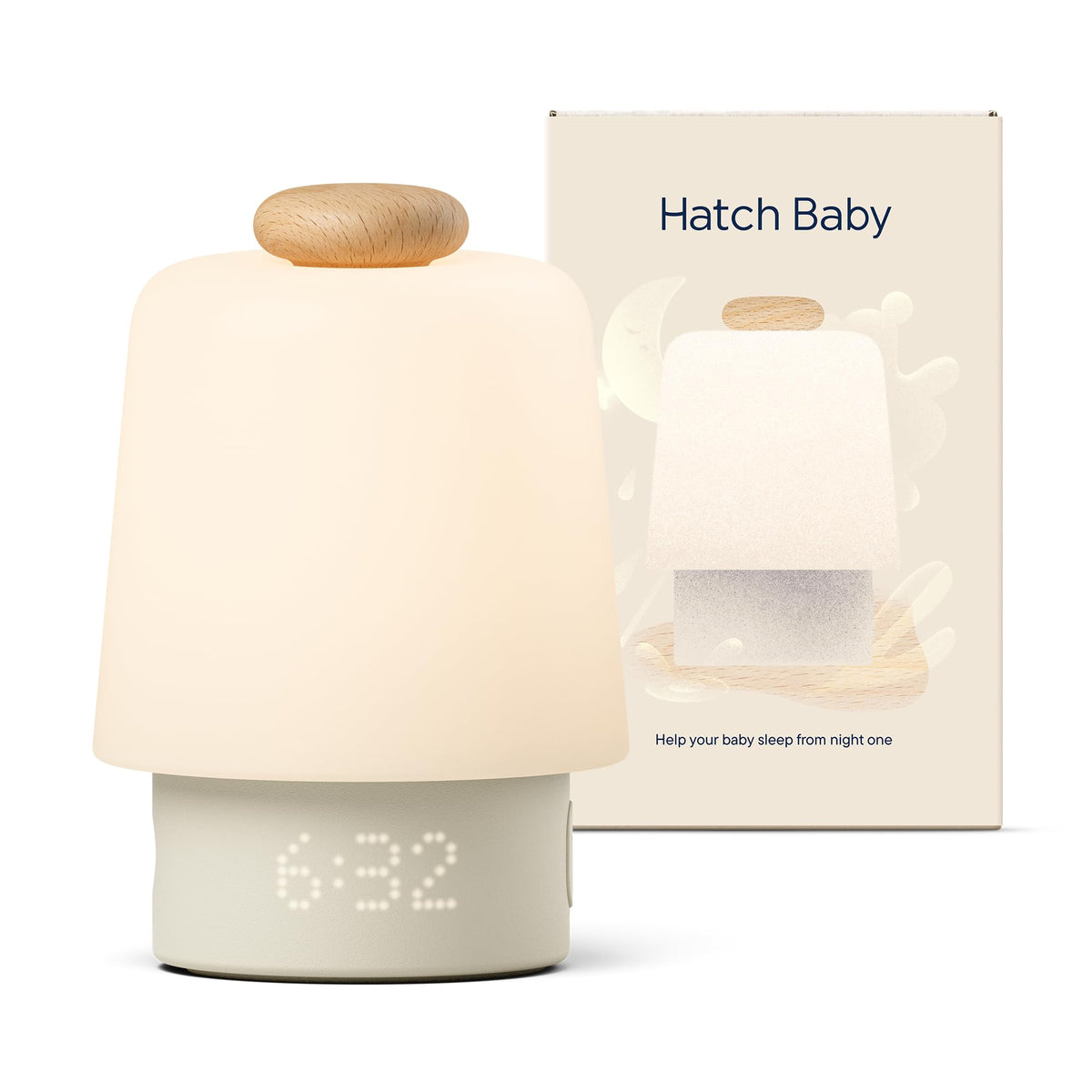 Hatch Baby Sound Machine & Night Light Routine Builder (Putty) - Jansha Store