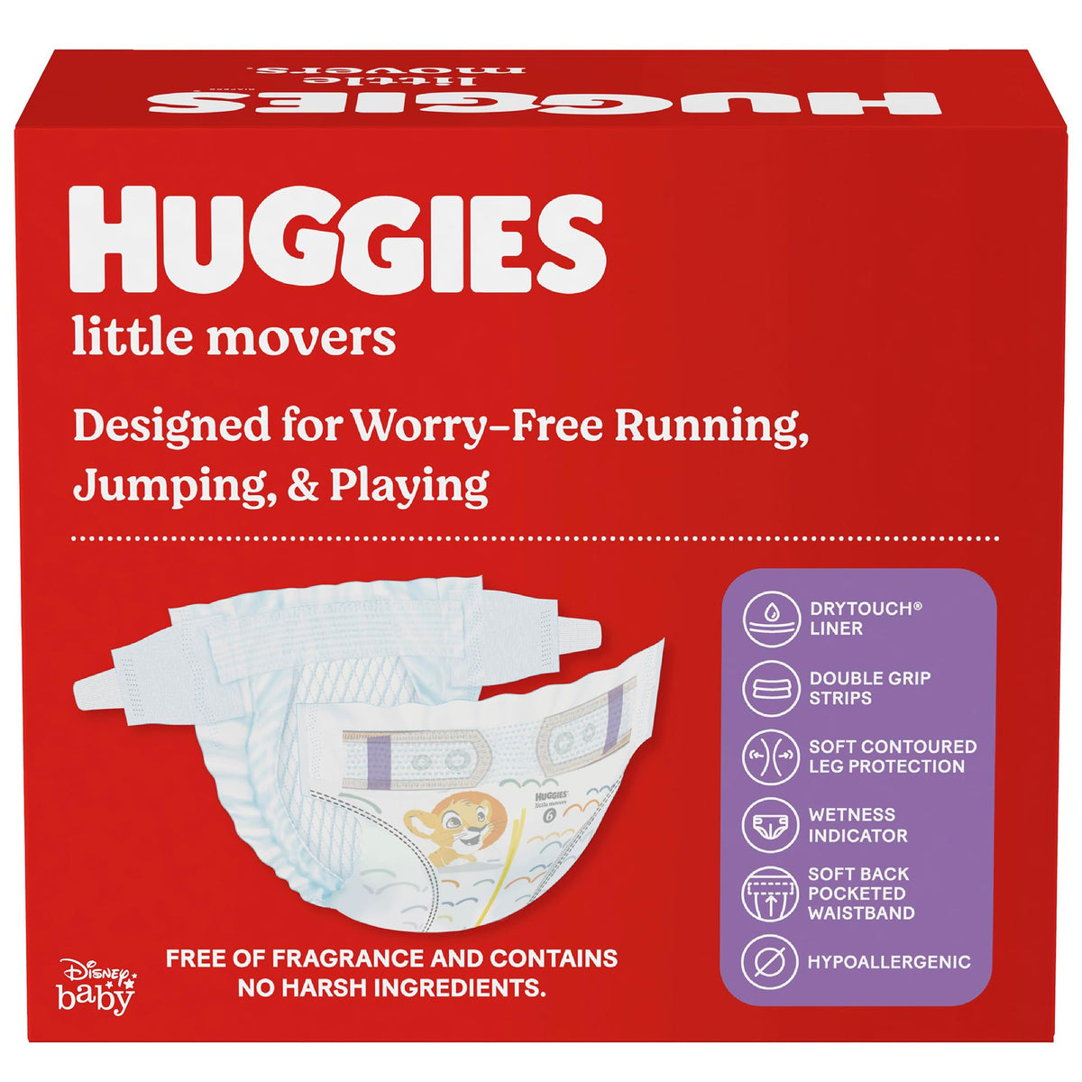 Huggies Little Movers Diapers Size 6, 108 Count (2 Packs of 54) - Jansha Store