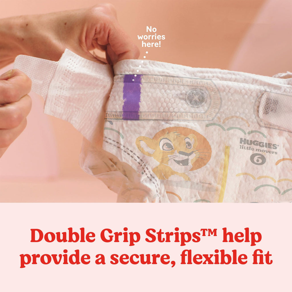 Huggies Little Movers Diapers Size 6, 108 Count (2 Packs of 54) - Jansha Store