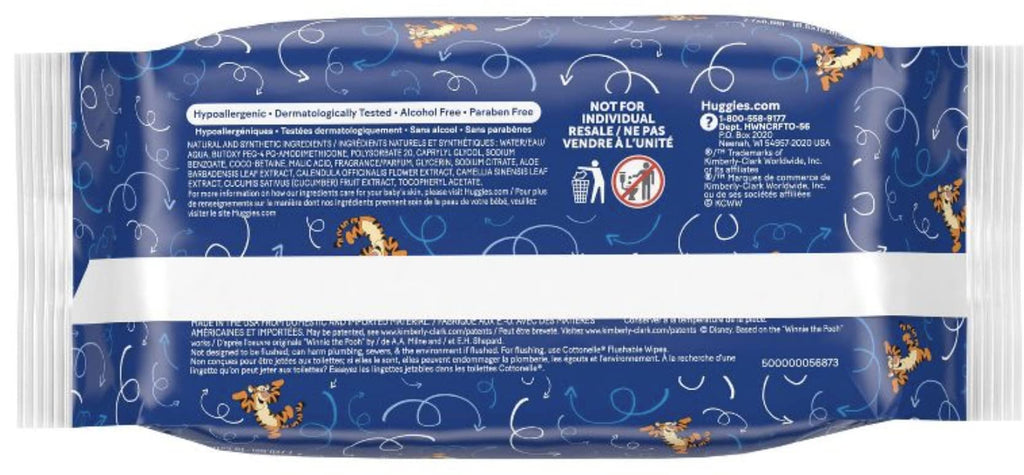 Huggies Natural Care Cucumber, Aloe and Vitamin E Baby Wipes, Hypoallergenic, Scented, 10 Flip-Top Packs (560 Wipes Total), Packaging May Vary - Jansha Store