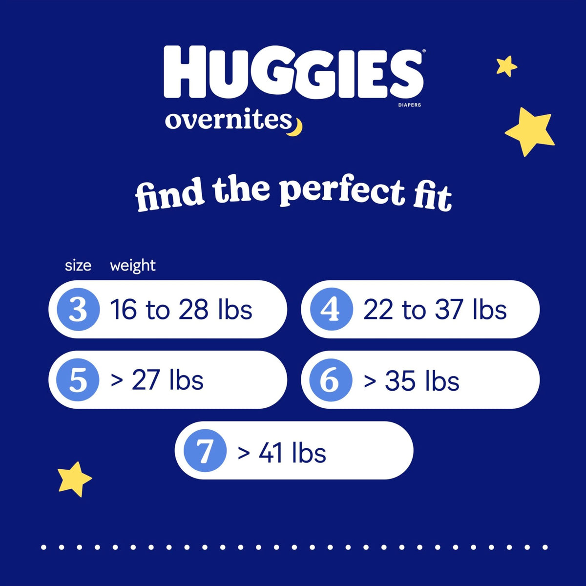 Huggies Overnites Diapers Size 5, 50 Count - Jansha Store