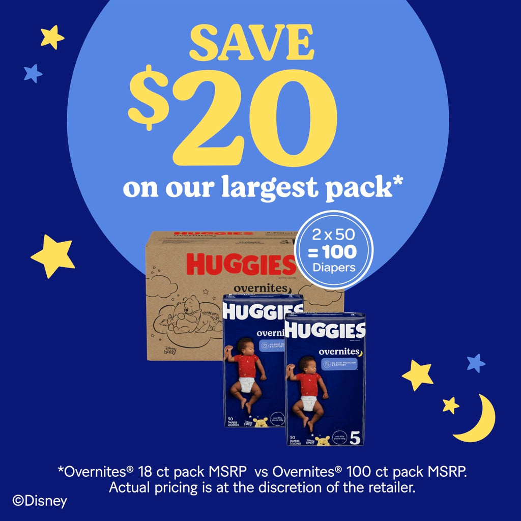 Huggies Overnites Diapers Size 5, 50 Count - Jansha Store