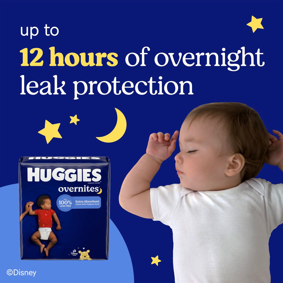 Huggies Overnites Diapers Size 5, 50 Count - Jansha Store