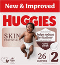 Huggies Skin Essentials Diapers Size 2, 26 Count - Jansha Store