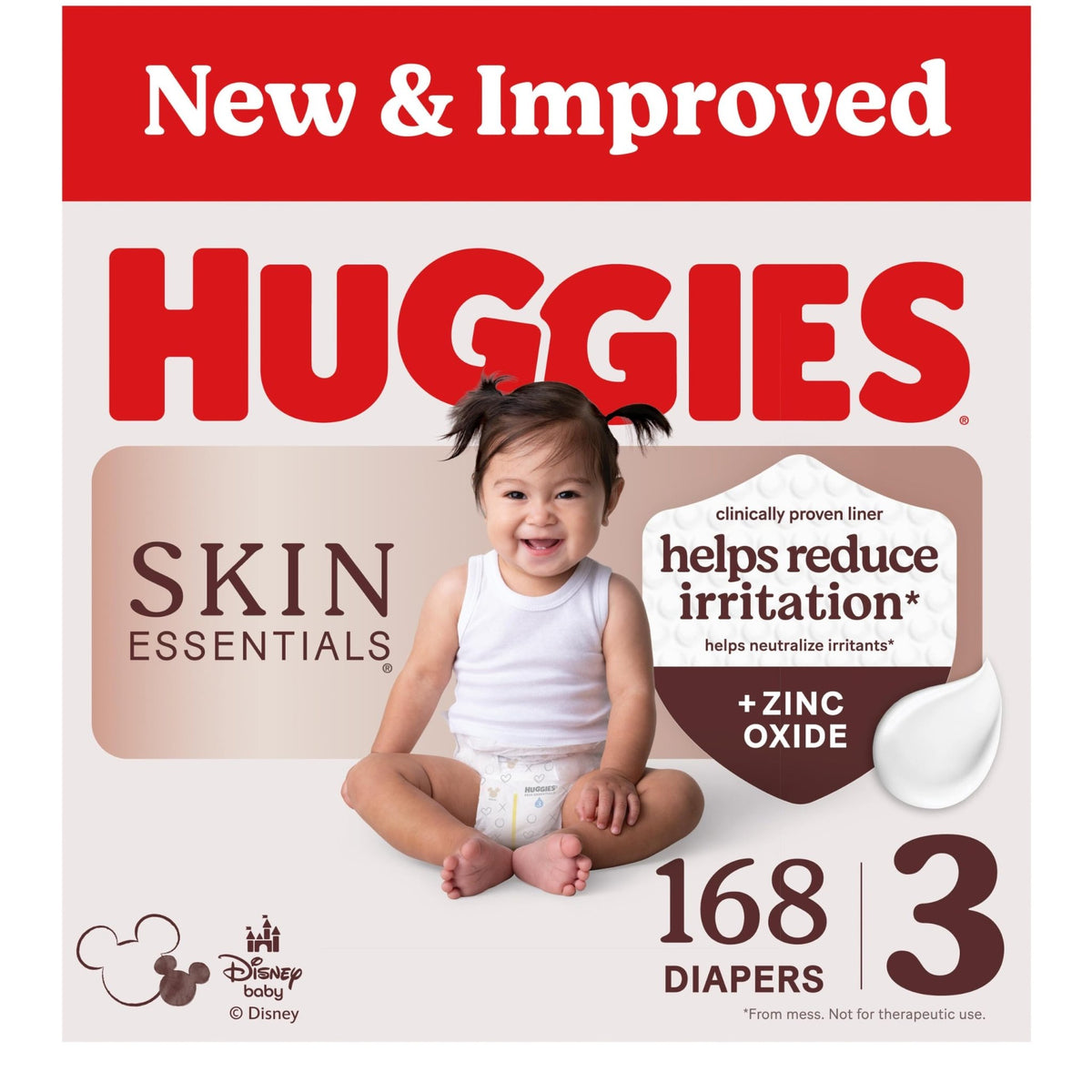 Huggies Skin Essentials Diapers Size 2, 26 Count - Jansha Store