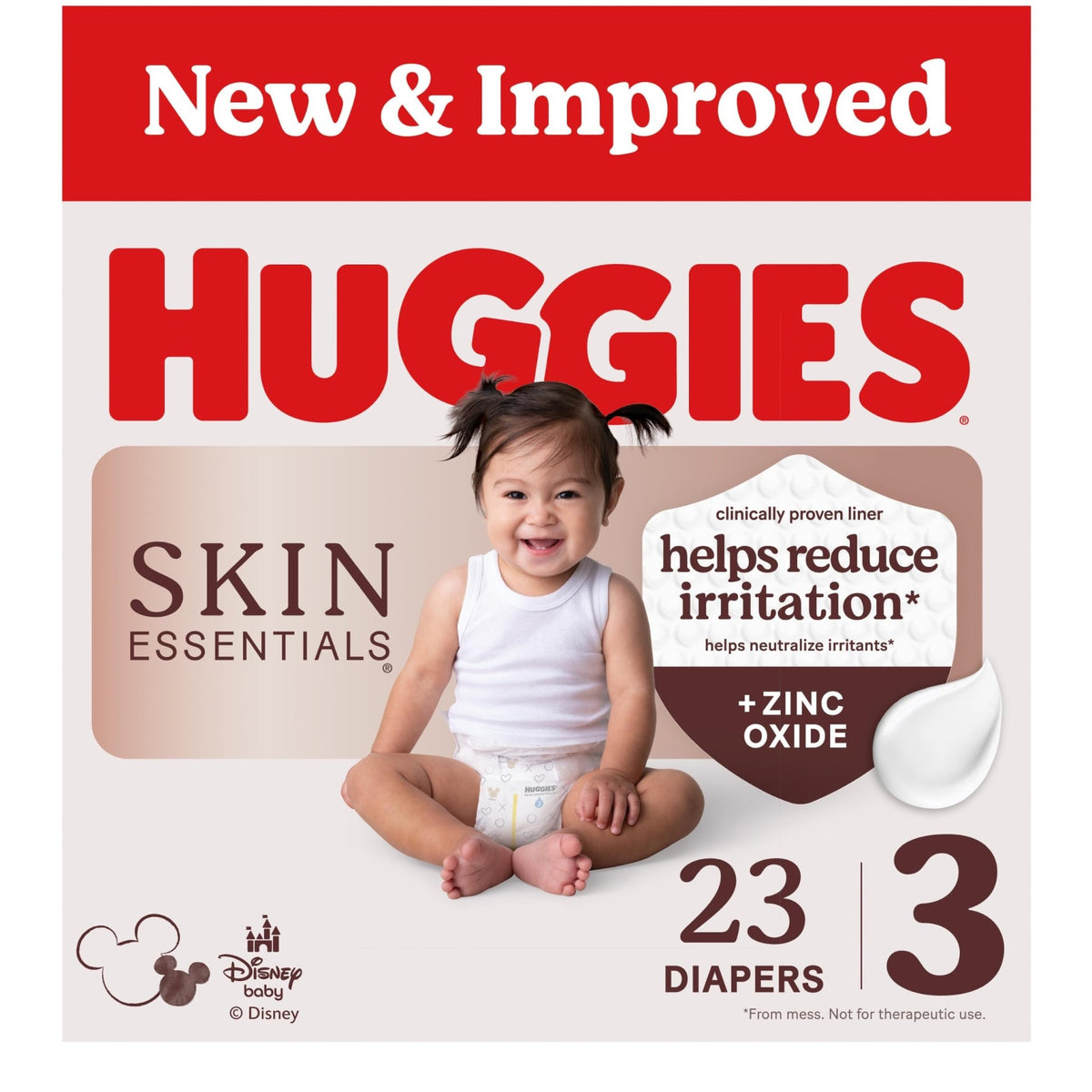 Huggies Skin Essentials Diapers Size 2, 26 Count - Jansha Store