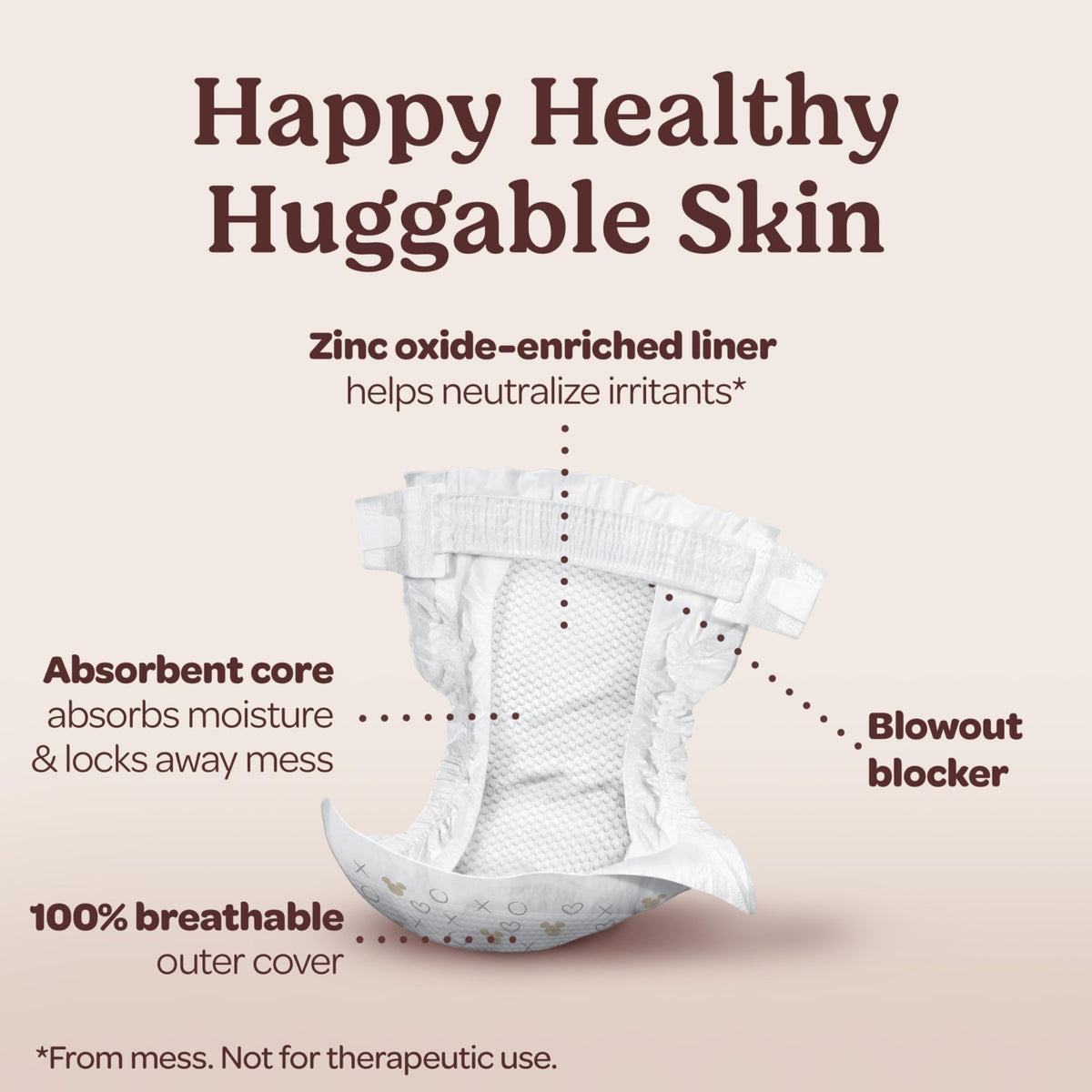 Huggies Skin Essentials Diapers Size 2, 26 Count - Jansha Store