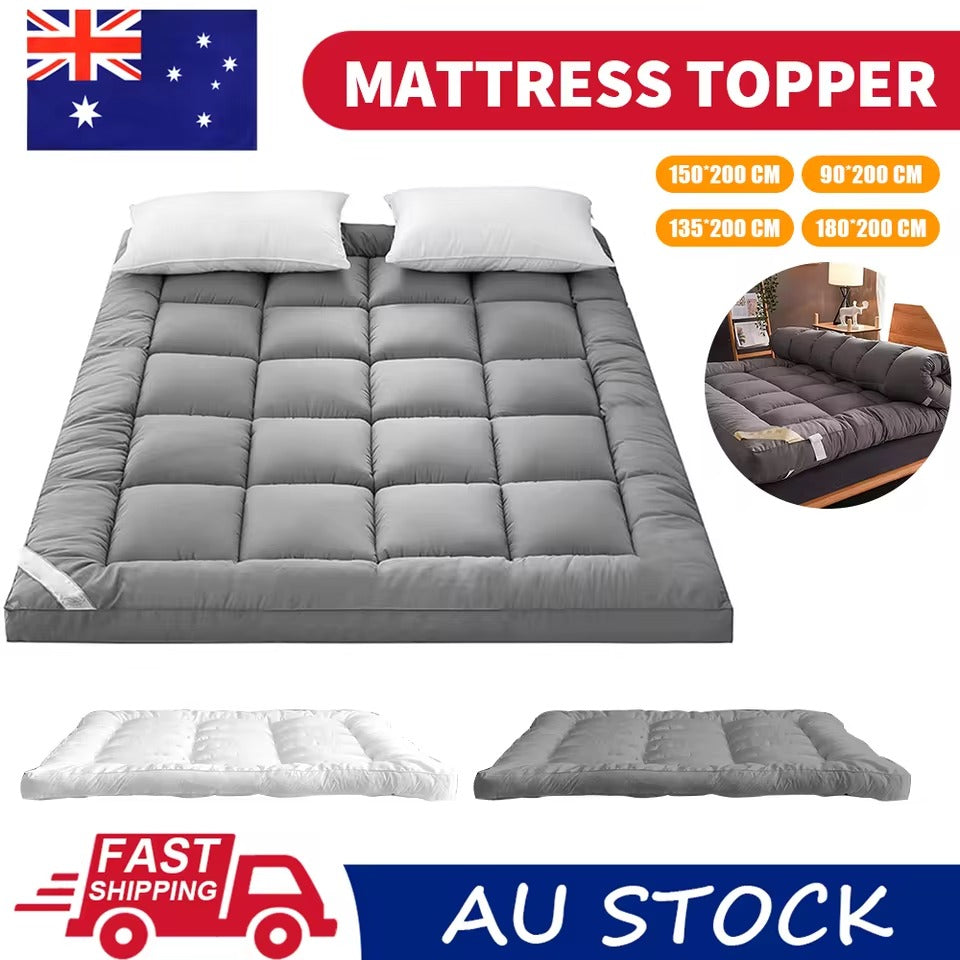 Luxury Pillowtop Mattress Topper Pad Protector-2