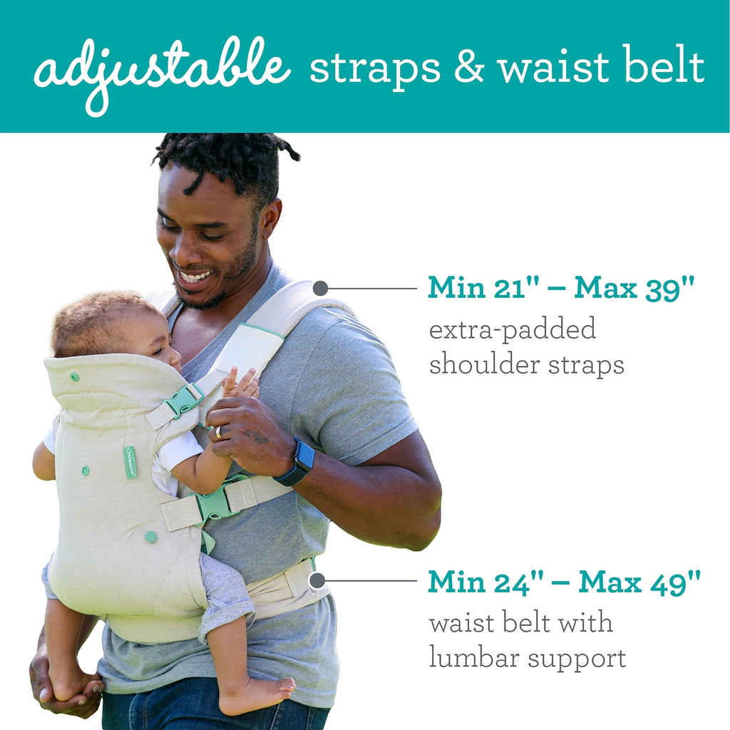 Infantino Flip 4-in-1 Baby Carrier Convertible Ergonomic, Rainbow - Jansha Store