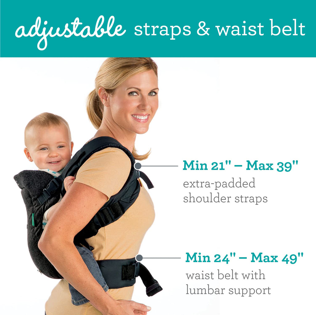 Infantino Flip 4-in-1 Baby Carrier Convertible Ergonomic, Rainbow - Jansha Store
