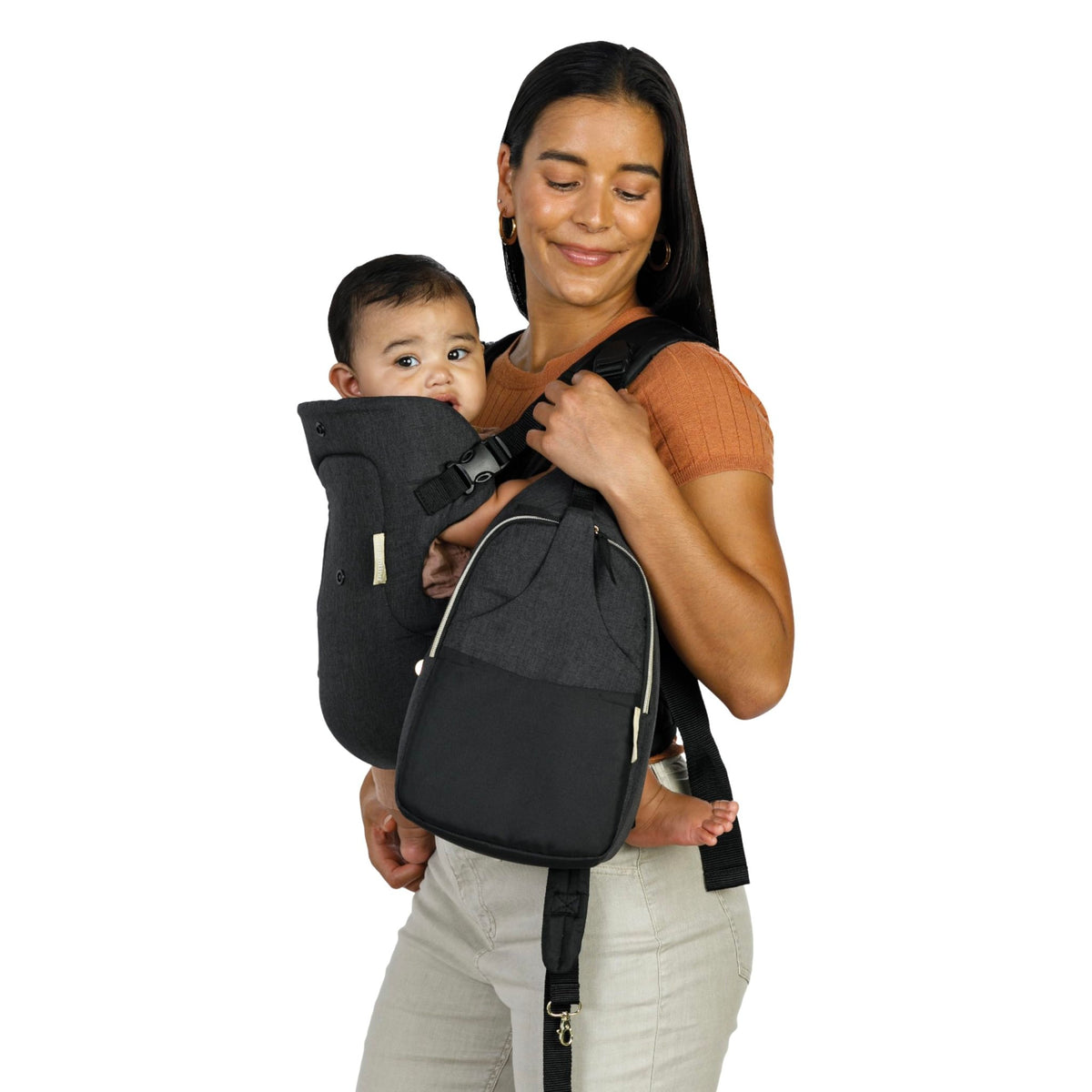 Infantino Flip 4-in-1 Baby Carrier Convertible Ergonomic, Rainbow - Jansha Store