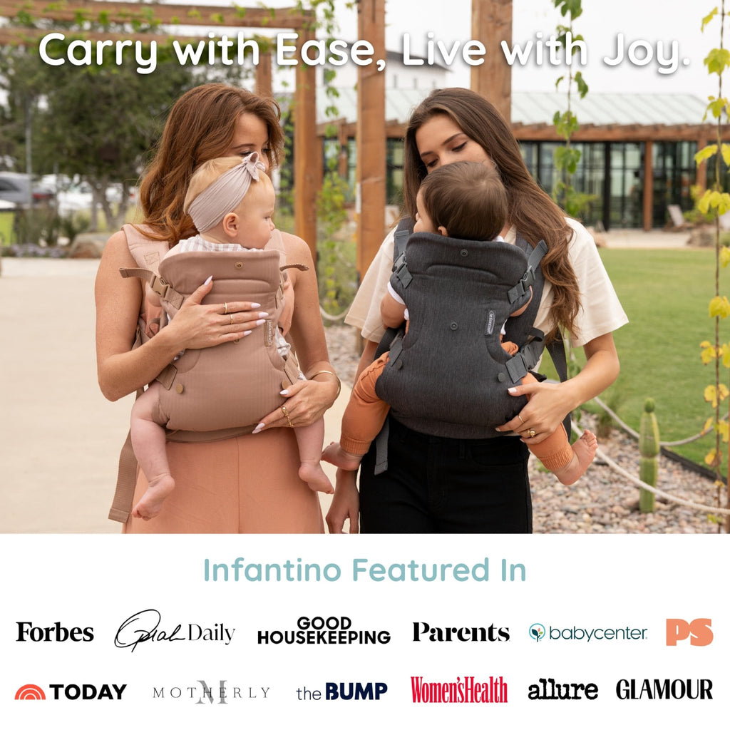 Infantino Flip 4-in-1 Baby Carrier Convertible Ergonomic, Rainbow - Jansha Store