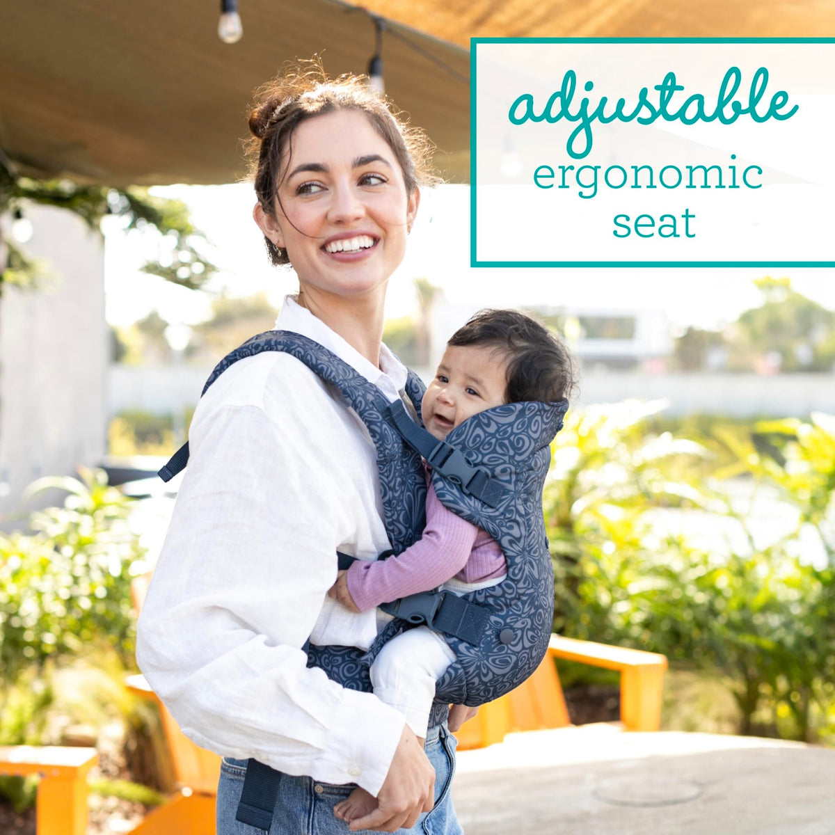 Infantino Flip 4-in-1 Baby Carrier Convertible Ergonomic, Rainbow - Jansha Store