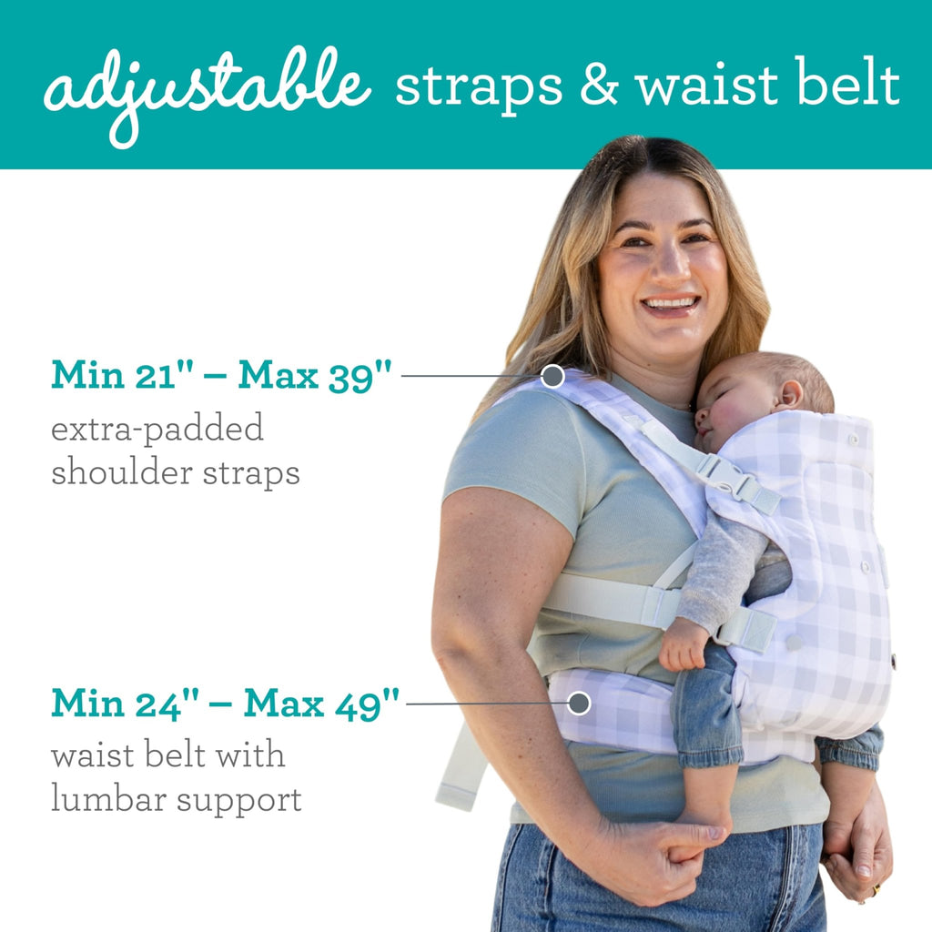 Infantino Flip 4-in-1 Baby Carrier Convertible Ergonomic, Rainbow - Jansha Store