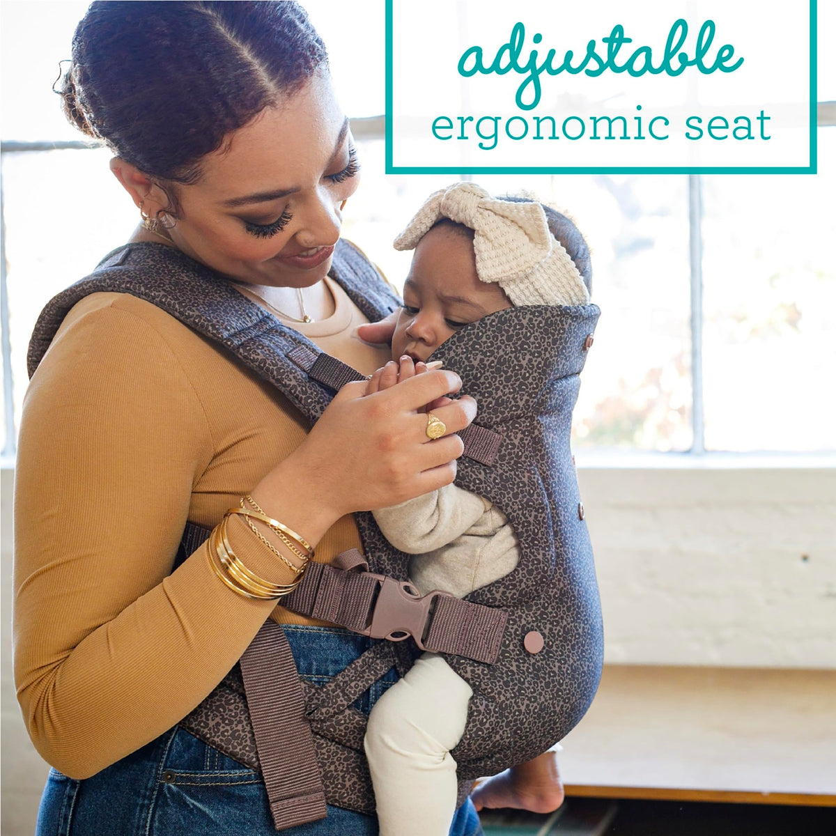 Infantino Flip 4-in-1 Baby Carrier Convertible Ergonomic, Rainbow - Jansha Store