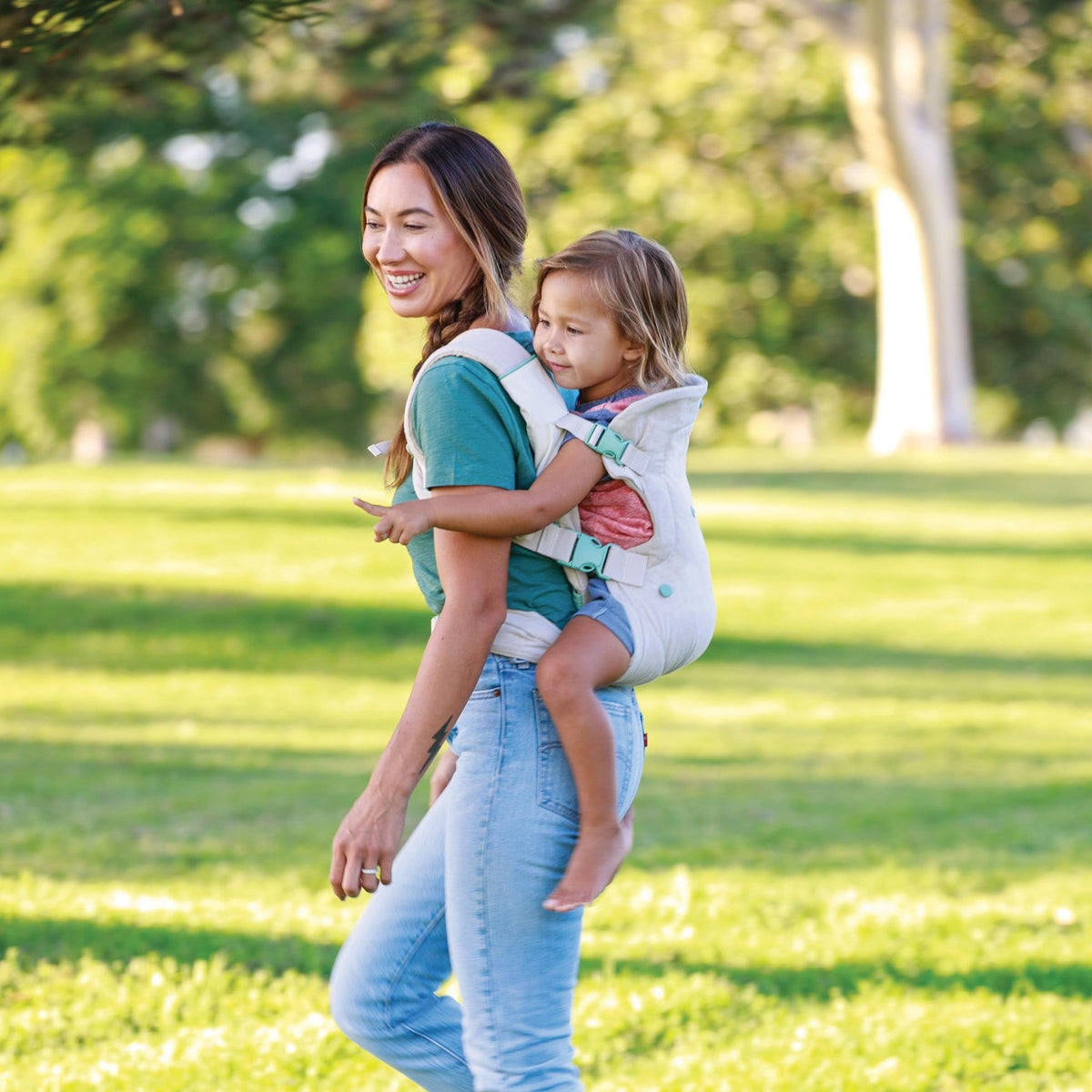Infantino Flip 4-in-1 Baby Carrier Convertible Ergonomic, Rainbow - Jansha Store