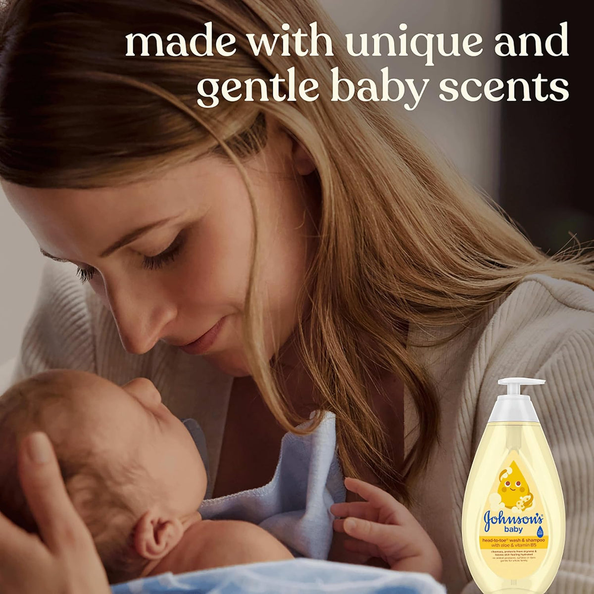 Johnson's Baby Head-to-Toe Wash & Shampoo, Tear Free, 27.1 fl. oz - Jansha Store