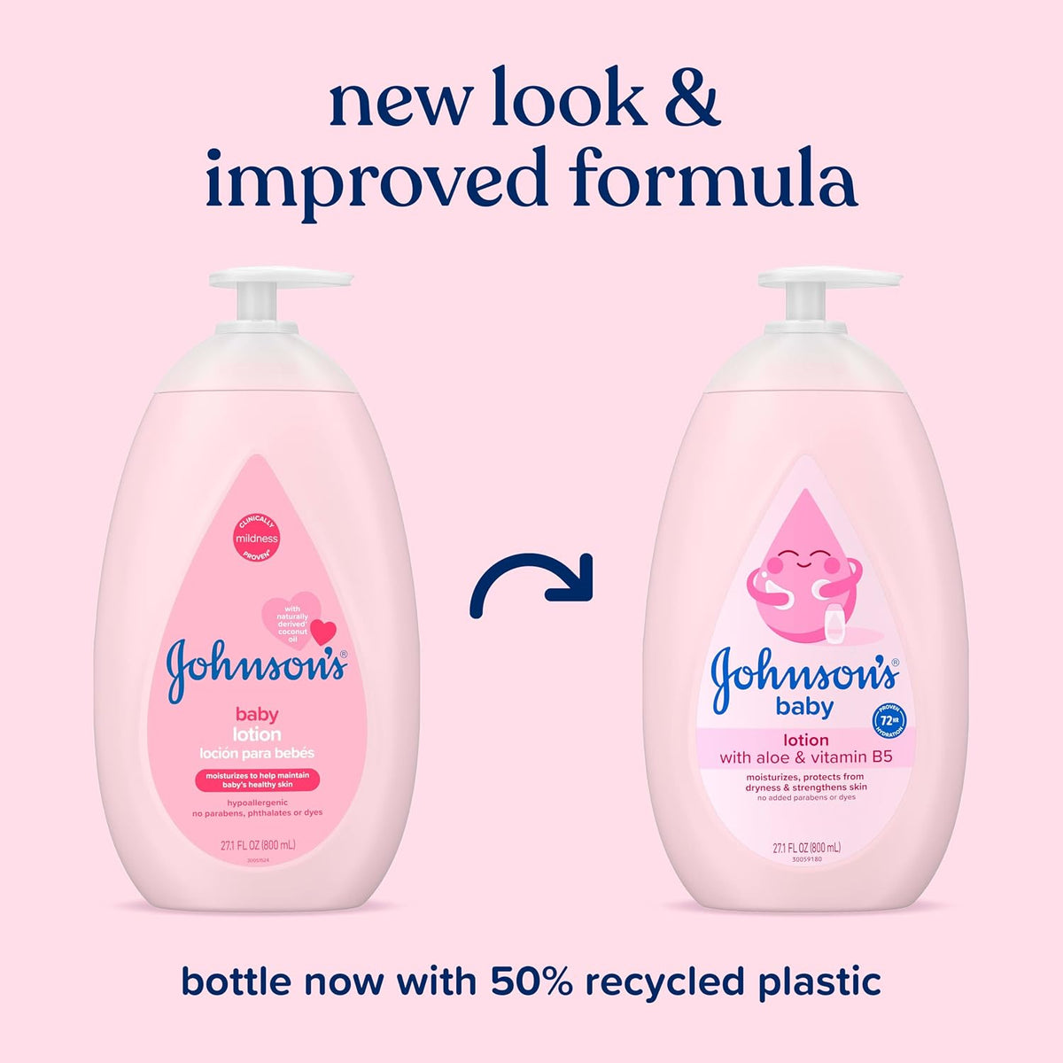 Johnson's Baby Lotion with Coconut Oil, 27.1 fl. oz - Jansha Store