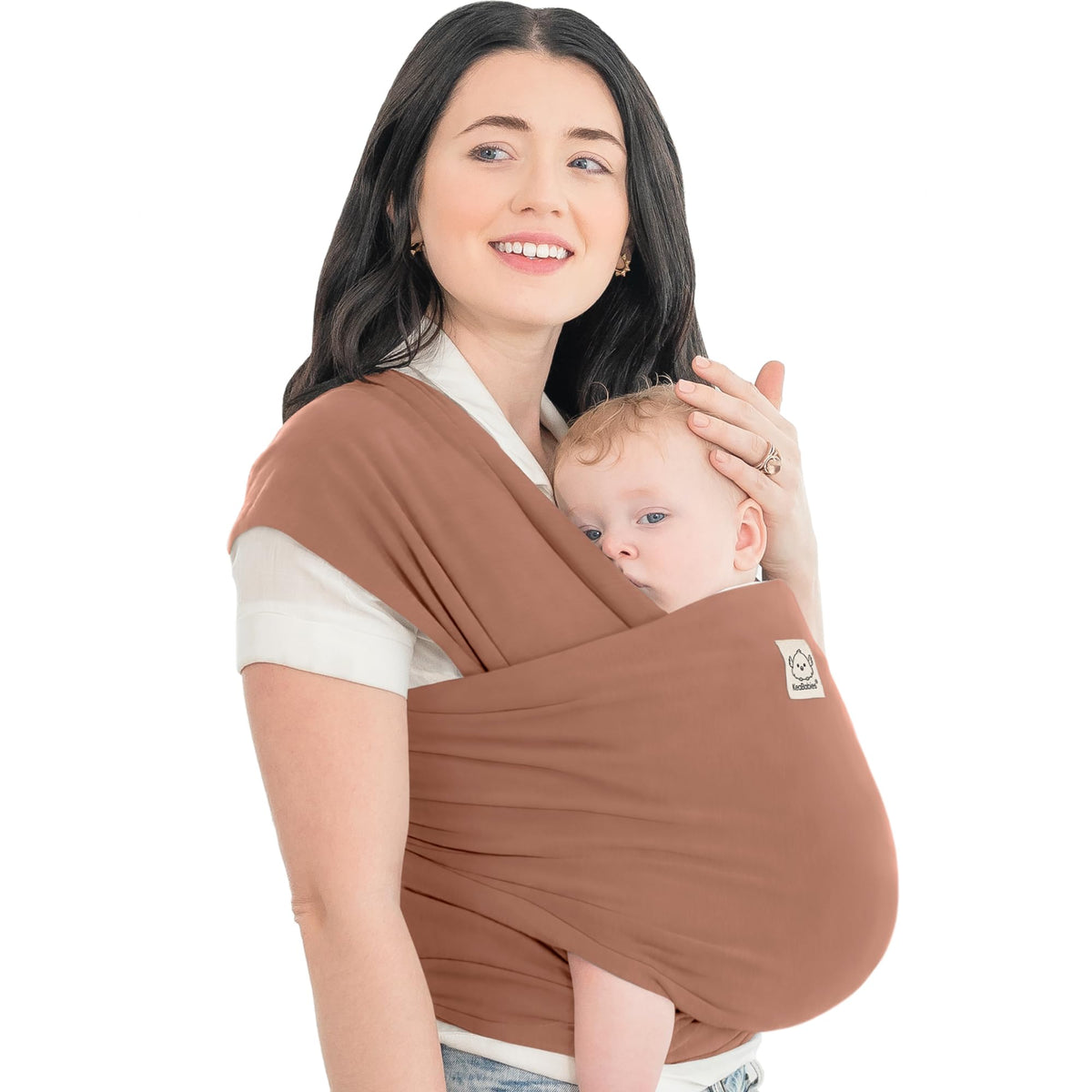KeaBabies Baby Wrap Carrier, All in 1 Original Baby Carrier, Trendy Black - Jansha Store