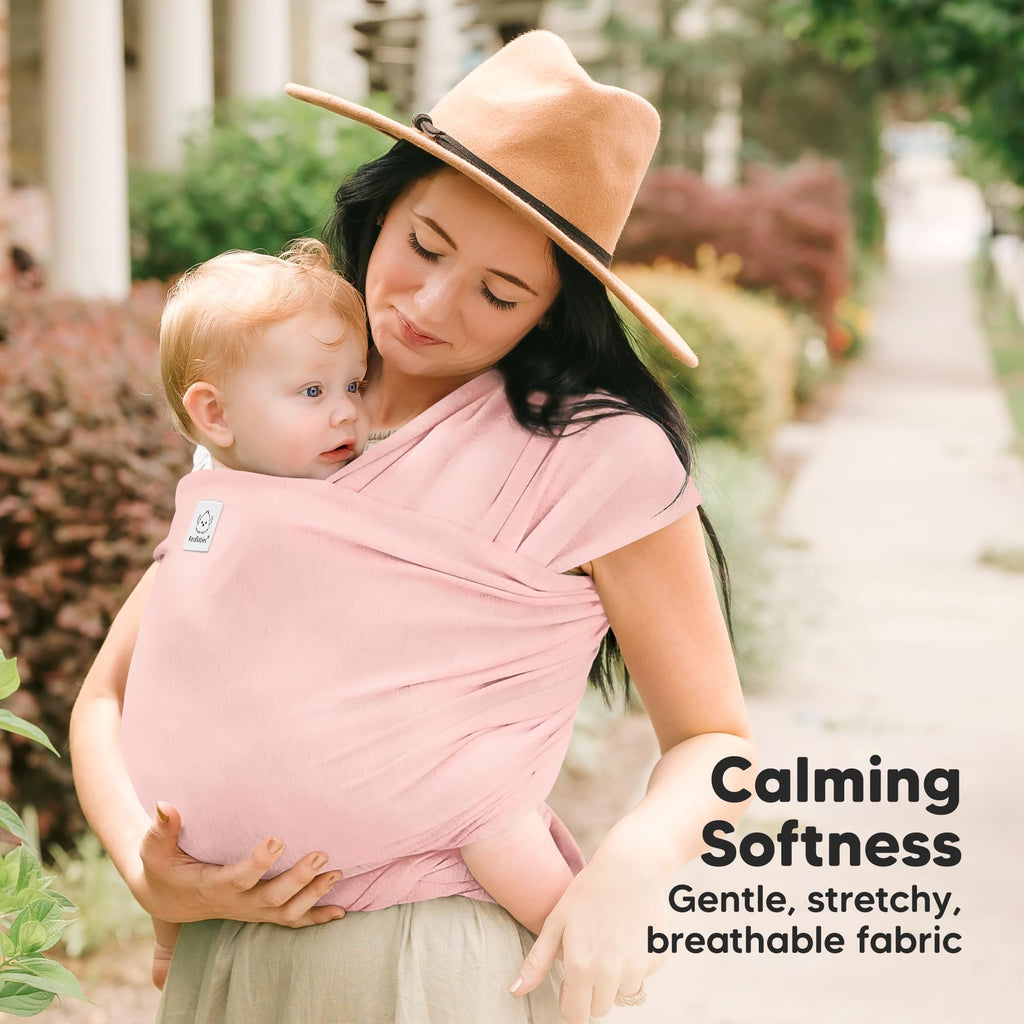 KeaBabies Baby Wrap Carrier, All in 1 Original Baby Carrier, Trendy Black - Jansha Store