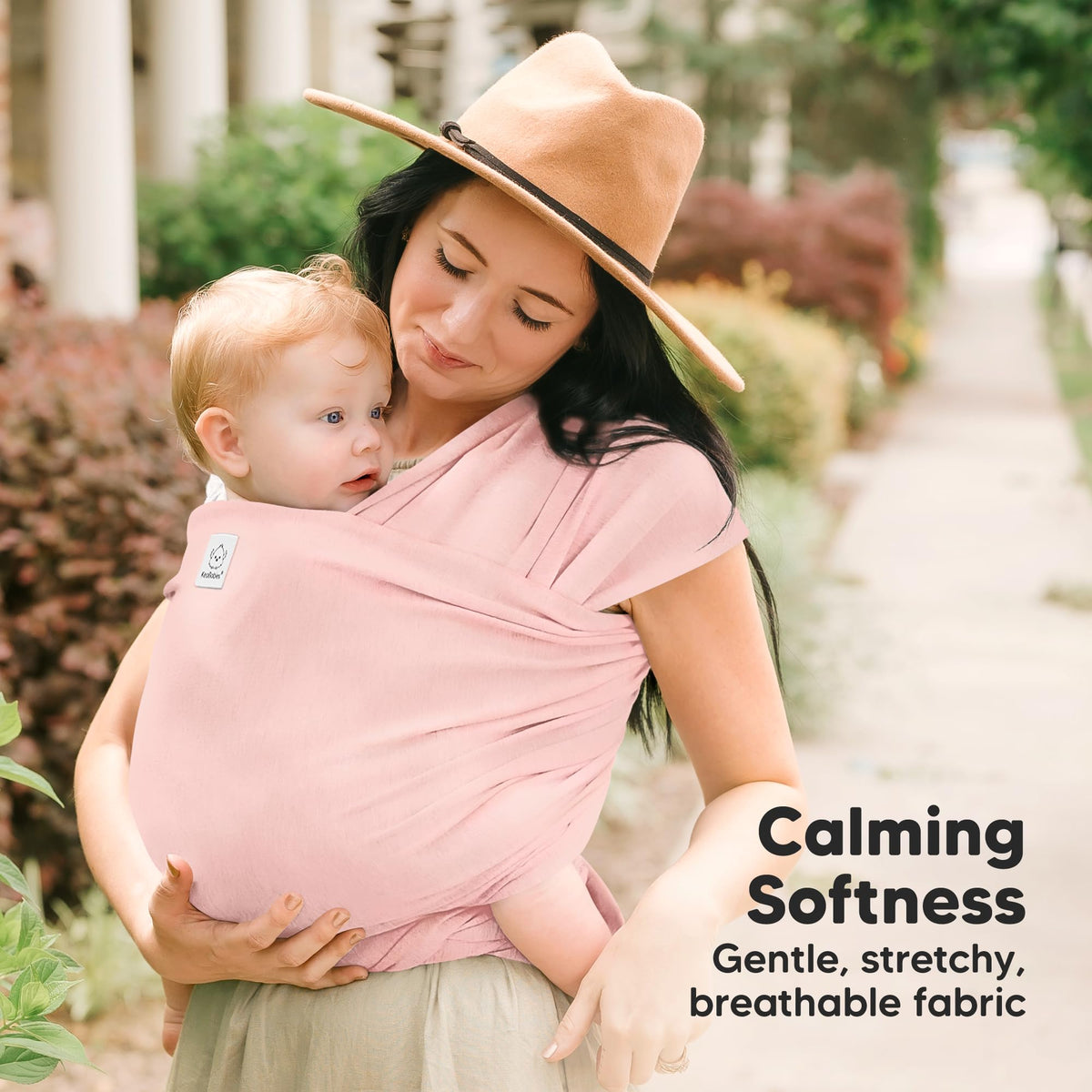 KeaBabies Baby Wrap Carrier, All in 1 Original Baby Carrier, Trendy Black - Jansha Store