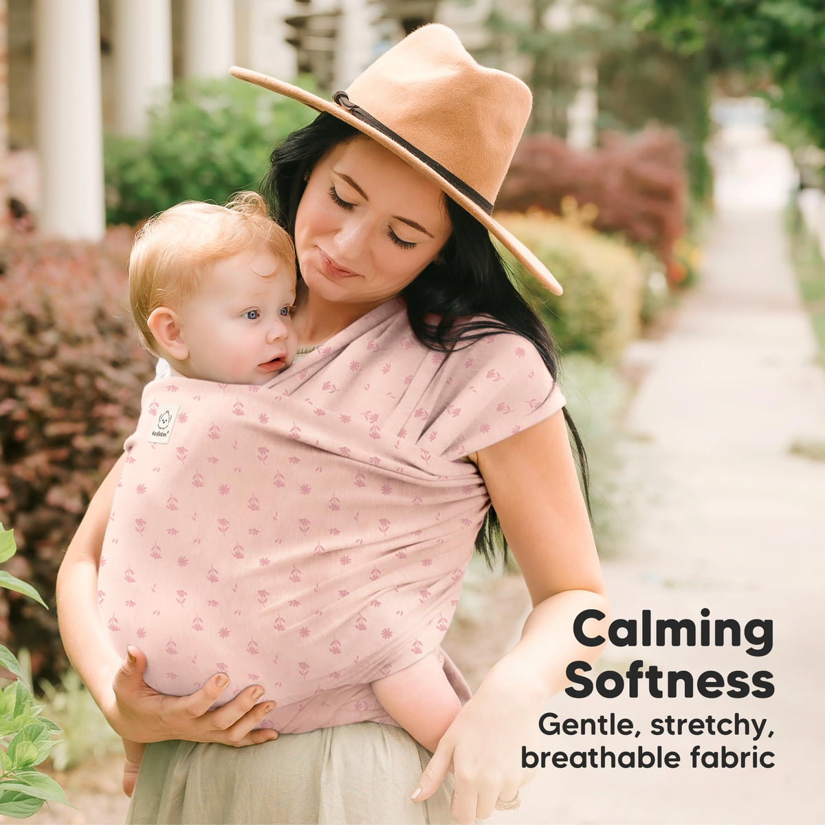 KeaBabies Baby Wrap Carrier, All in 1 Original Baby Carrier, Trendy Black - Jansha Store