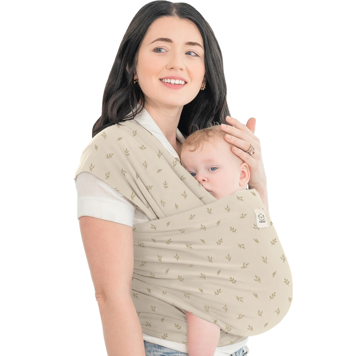 KeaBabies Baby Wrap Carrier, All in 1 Original Baby Carrier, Trendy Black - Jansha Store