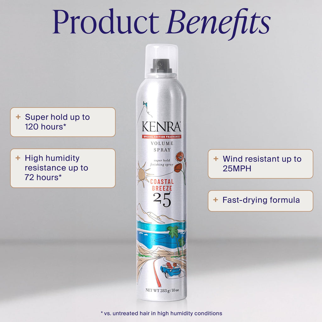 Kenra Professional Volume Spray 25 | Super Hold Finishing & Styling Hairspray | Flake-free & Fast-drying | Wind & Humidity Resistance | All Hair Types - Jansha Store
