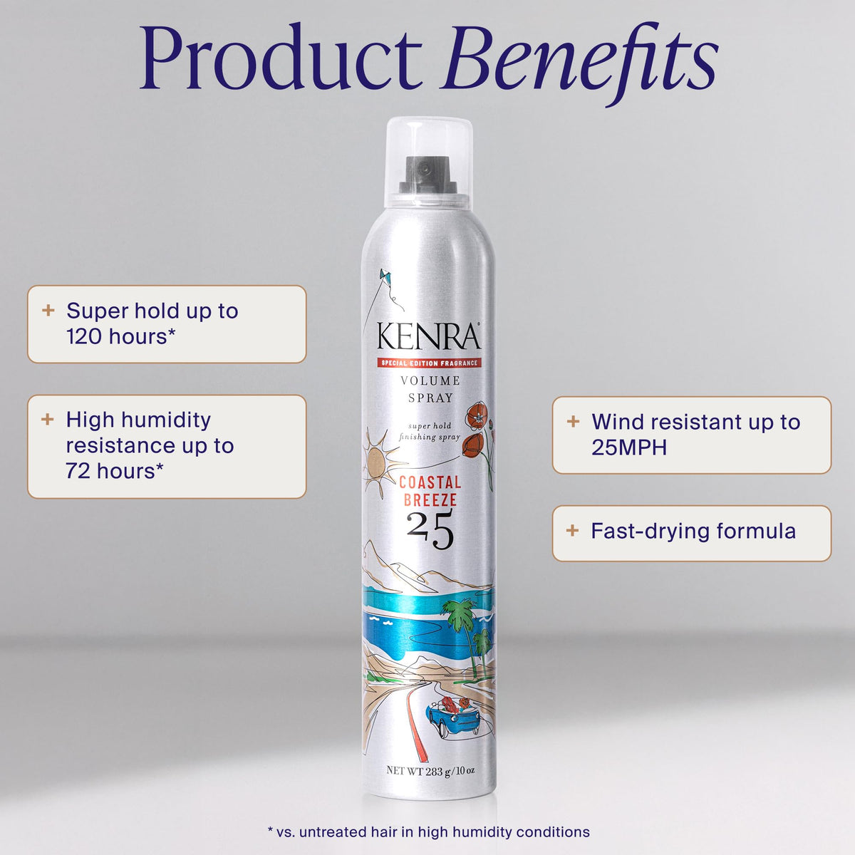 Kenra Professional Volume Spray 25 | Super Hold Finishing & Styling Hairspray | Flake-free & Fast-drying | Wind & Humidity Resistance | All Hair Types - Jansha Store