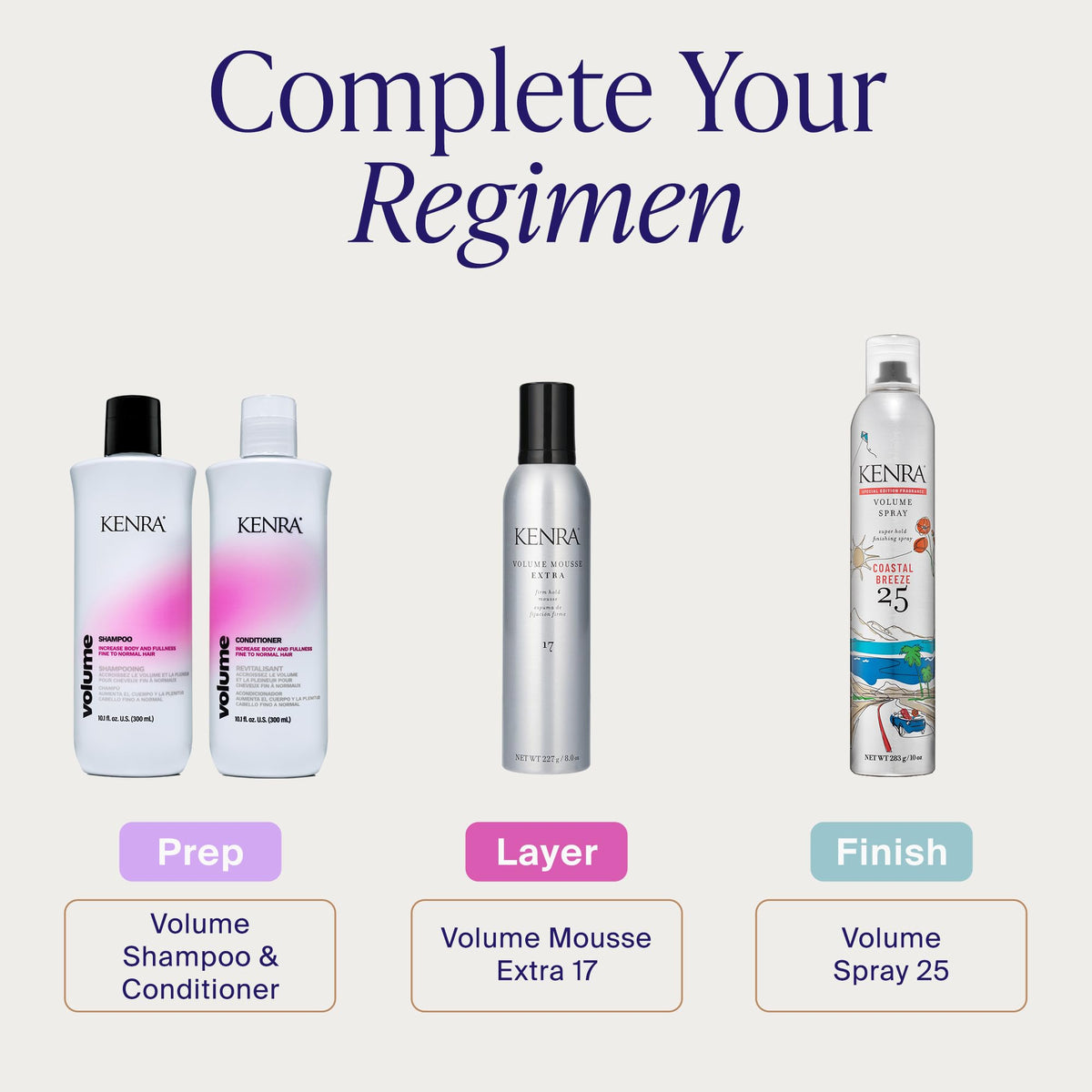 Kenra Professional Volume Spray 25 | Super Hold Finishing & Styling Hairspray | Flake-free & Fast-drying | Wind & Humidity Resistance | All Hair Types - Jansha Store