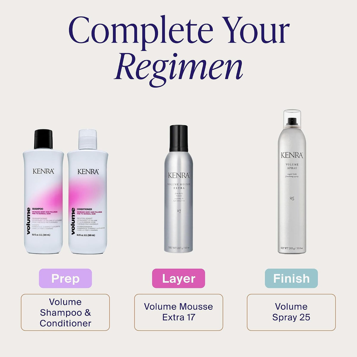 Kenra Professional Volume Spray 25 | Super Hold Finishing & Styling Hairspray | Flake-free & Fast-drying | Wind & Humidity Resistance | All Hair Types - Jansha Store