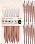Kitsch Dermaplane Razor for Women Face – Terracotta, 12 pcs - Jansha Store