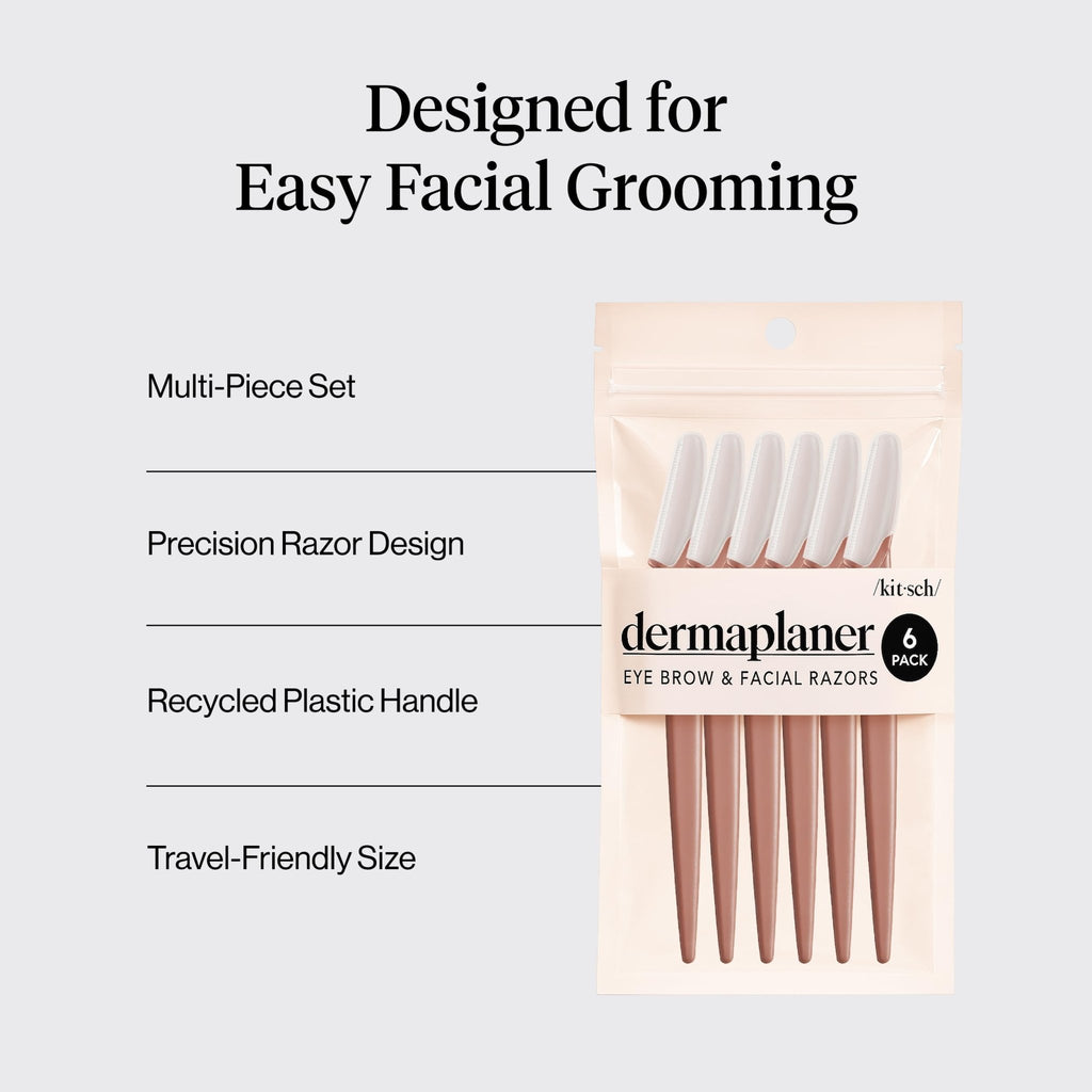 Kitsch Dermaplane Razor for Women Face – Terracotta, 12 pcs - Jansha Store