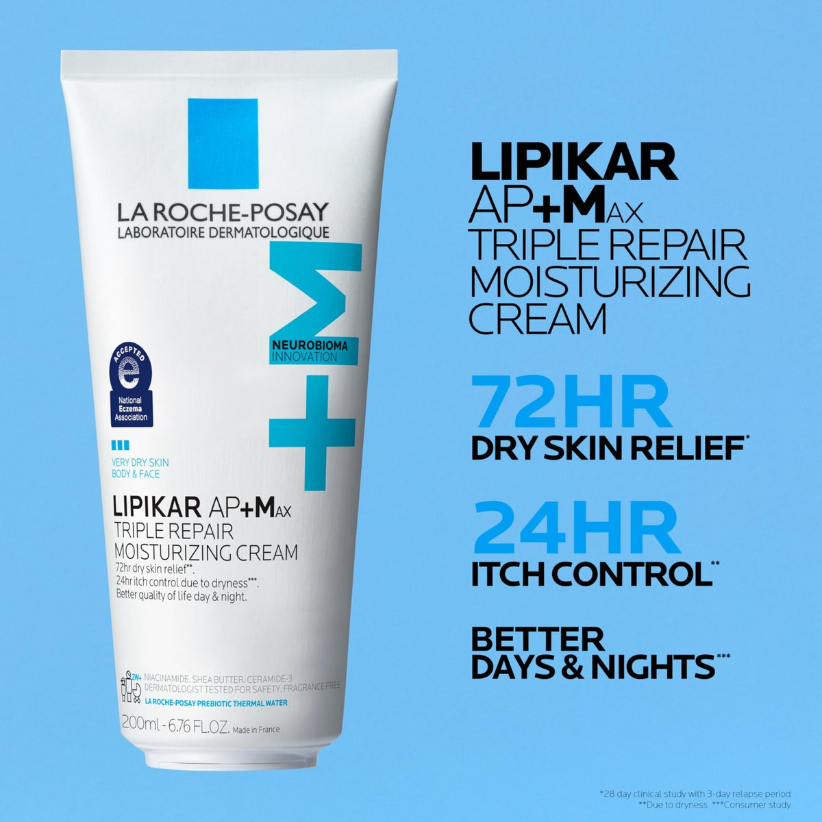 La Roche-Posay Lipikar AP+MAX Triple Repair Moisturizing Body Cream - Jansha Store