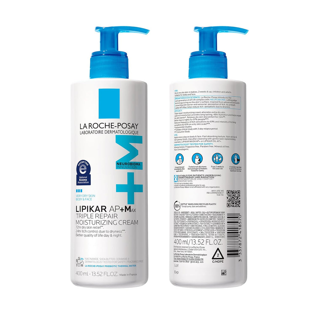 La Roche-Posay Lipikar AP+MAX Triple Repair Moisturizing Body Cream - Jansha Store