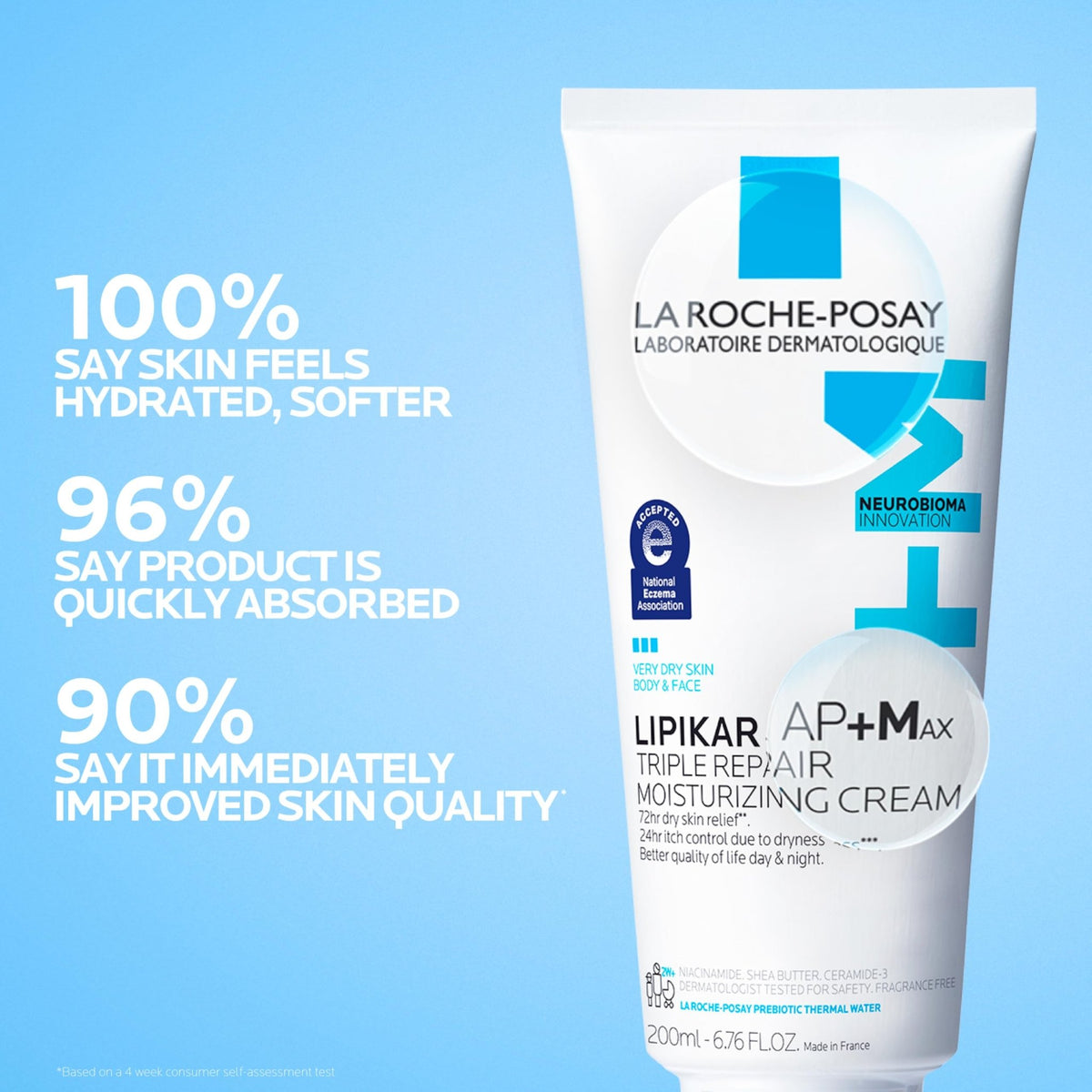 La Roche-Posay Lipikar AP+MAX Triple Repair Moisturizing Body Cream - Jansha Store