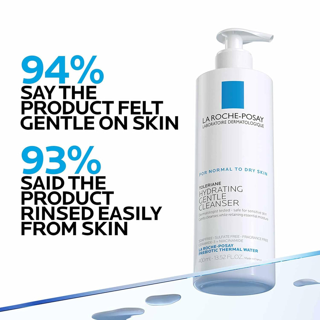La Roche-Posay Toleriane Hydrating Gentle Facial Cleanser, with Niacinamide - Jansha Store