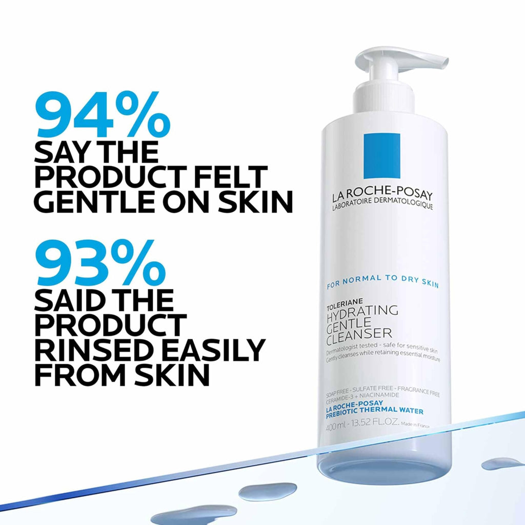 La Roche-Posay Toleriane Hydrating Gentle Facial Cleanser, with Niacinamide - Jansha Store