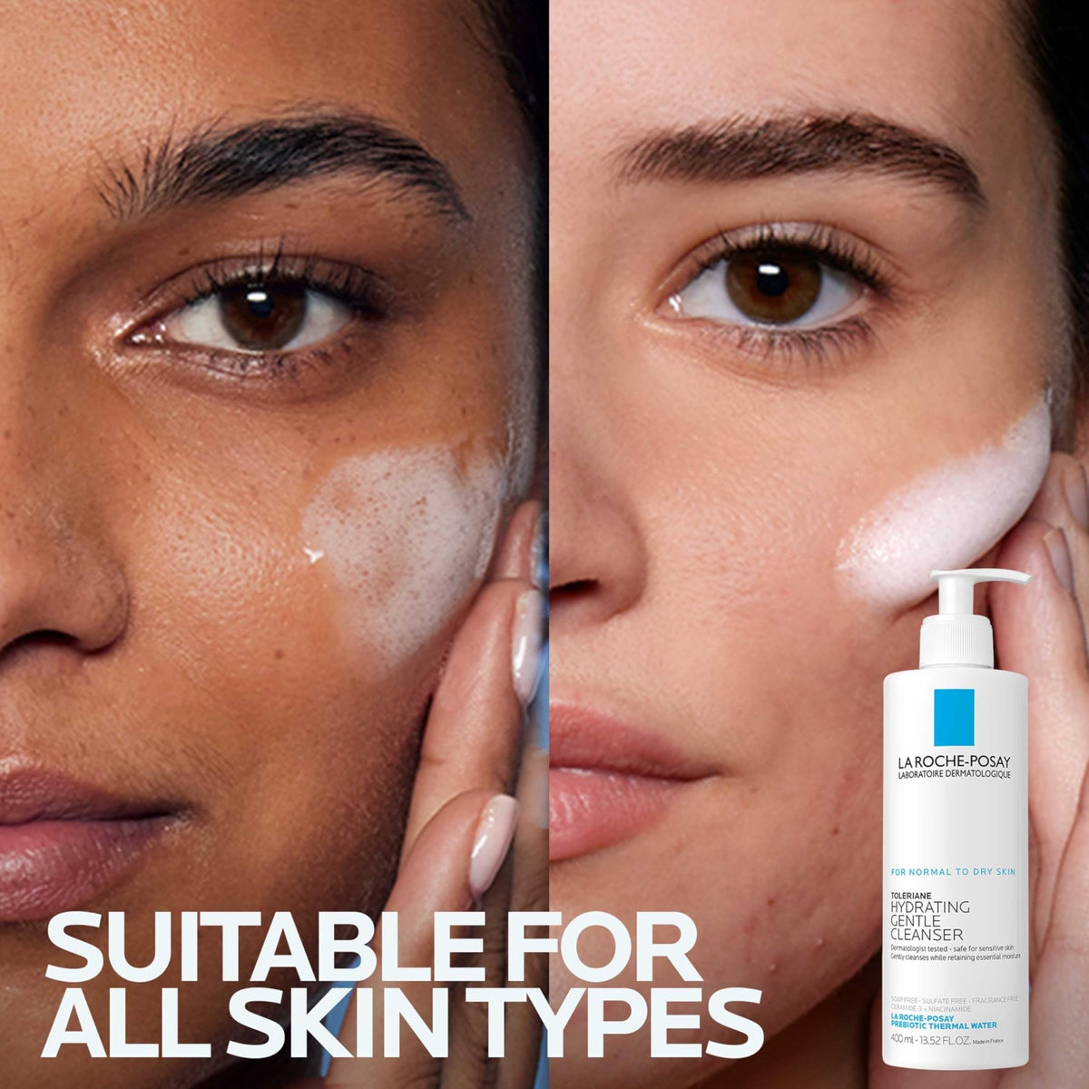 La Roche-Posay Toleriane Hydrating Gentle Facial Cleanser, with Niacinamide - Jansha Store