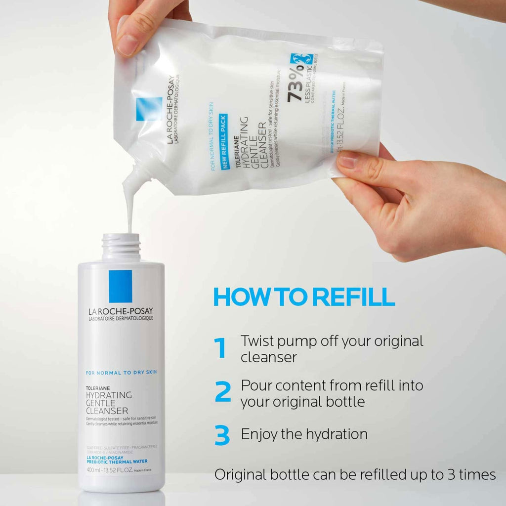 La Roche-Posay Toleriane Hydrating Gentle Facial Cleanser, with Niacinamide - Jansha Store